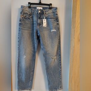 Denim boyfriend jeans